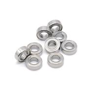 10 rodamientos de bolas MR128ZZ ABEC-7 miniatura métricos de acero cromado L-1280ZZ W678ZZA(MR115ZZ 5x11x4)
