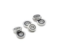 10 rodamientos F695-2RS de 5 x 13 x 4 mm con brida ABEC-7, miniatura, F695 RS, for impresión 3D VORON Mobius 2/3(F688RS 8X16X5)