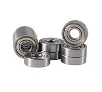 10 Rodamientos Miniatura 685zz, 608z, 625ZZ, Silenciosos, De Ranura Profunda, Acero Al Carbono, For Patineta Y Scooter(687zz-7x14x5mm)