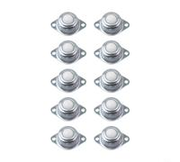 10 rodillos redondos de transferencia de bolas, ruedas de nailon silenciosas de 1/2 pulgada para dirección flexible en equipos de automatización y logística