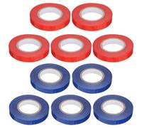 10 rollos Cinta Elástica para Jardín de PVC, 100 Pies, 0,4 pulgadas | 4 Mil de Grosor, Rollo de 98,4 Pies, para Ramas de Frutales, Viveros y Cercas