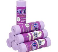 10 rollos de bolsas de basura perfumadas 25L (55x60 cm) | 15 uds por rollo | Autocierre fácil, multicapa y antigoteo para hogar