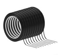 10 rollos de cinta PET de 3 mm de 66 m por rollo para entornos de montaje electrónico que necesitan una adherencia fiable en condiciones térmicas de ciclismo (juego de 10 rollos)