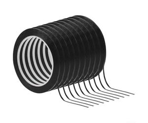 10 rollos de cinta PET Mara de 3 mm de largo para montaje electrónico de precisión donde se requiere resistencia a altas temperaturas y estabilidad dimensional (juego de 10 rollos)