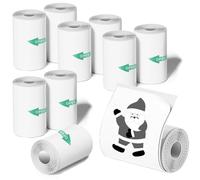 10 Rollos De Mini Papel Adhesivo Para Impresora Térmica, Papel Adhesivo Para Mini Impresora De 57 X 25 Mm, Papel Adhesivo Para Mini Impresora De Bolsillo Para Cámara Instantánea
