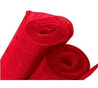 10 rollos de papel crepé, rojo, 40 g