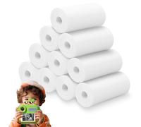 10 rollos de papel térmico para cámara infantil, papel térmico de 57 mm para cámaras instantáneas infantiles, papel de impresión de relleno blanco, papel de impresora para cámara infantil, mini
