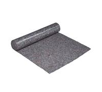 10 rollos de vellón para pintar, 1 m x 25 m = 25 m², antideslizante, impermeable, 220 g/m², pintura, mudanza, color gris