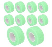 10 Rollos de Vendaje Autoadhesivo, Envoltura Elástica Suave Y Transpirable, Cinta de Kinesiología Muscular de Protección Deportiva de 1 Pulgada X 2,2 Yardas