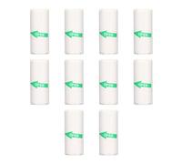 10 rollos mini papel de impresora térmica, papel adhesivo auto adhesivo de 57x25 mm para la impresión etiquetas, notas preguntas incorrectas y manualidades bricolaje fabricantes