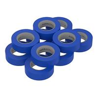 10 rollos VDE cinta aislante eléctrica PVC cinta adhesiva 15mm x 10m DIN EN 60454-3-1 color: azul