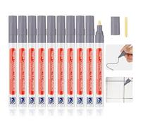 10 Rotulador Juntas Azulejos Gris Clair, Lápiz para Juntas,Rotuladores para Juntas de Azulejos,Azul Gris Claro Rotulador Reparador Laca para Restauración de Lechada de Azulejos Pared Suelo Baño