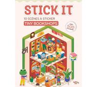 10 scènes à sticker Tiny bookshops: Avec 500 stickers