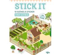 10 scènes à sticker Tiny Cities: Avec 500 stickers