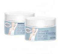 10 Seconds Instant Whitening Cream,Korean 10-Second Whitening Creams,Underarm Armpit W-hitening Cream,Body Care Brightening C-ream,Brighten & Moisturizes for Armpit,Neck,Knees (2)