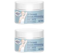 10 Seconds Instant Whitening Cream,Underarm Armpit Whitening Cream,Korea Instant Whitening Cream for Armpit,Neck,Knees (2pcs)