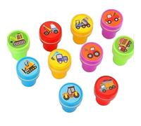 10 sellos educativos para vehículos de construcción para proyectos de manualidades de niños y proyectos de ingeniería de comportamiento en el aula