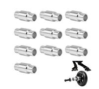 10 separadores de aluminio para patines en línea y zapatos de patinaje, manguito distanciador de rodamiento para patinaje y patinaje