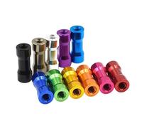 10 separadores M3 de doble cabeza, espaciadores redondos de aluminio, modelo RC, m3 x 10/15/20/25/28/30/35 mm, diámetro de 6 mm, coloridos.(Dark Blue,M3x20)