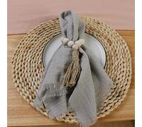 10 servilletas de 32x32 cm, Tela Gasa algodón, paños Cocina Reutilizables for decoración mesas en Bodas, Fiestas y Navidad(Light Grey)