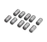 10 Set Guide Post Sleeve Kit | High Exactness 0.005mm for Tool Positioning | Sturdy 20Cr Steel Sleeves/Guide Posts | Sophisticated Vacuum Heat Treated, HRC58-62 Hardness