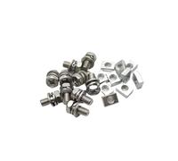 10 Set Universal Moto Scooter ATV Dirt Bike Terminal De Batería Tuerca Y Tornillo Tornillos M5x10mm M6x12mm 4Ah 5Ah 6AH 7Ah Modificación Piezas De Repuesto