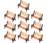 10 sillas SeFor ee para HO/para modelos a escala, ideales para mejorar la distribución de estaciones de tren y calles