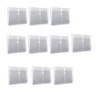 10 sobres de tamaño carta, organizadores de documentos de agua con cierre de cuerda seguro para oficina, escuela, carpeta tamaño carta