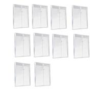 10 sobres de tamaño carta, organizadores de documentos de agua con cierre de cuerda seguro para oficina, escuela, carpeta tamaño carta