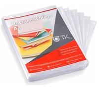 10 sobres transparentes para libros de 16 x 22 cm, fundas reutilizables para libros, cuadernos y documentos, transparentes, resistentes y fáciles de colocar