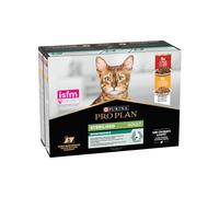 10 sobres x 85 g Pro Plan Adult Sterilised Maintenance Pollo y Buey en Salsa sobre para gatos