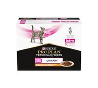 10 sobres x 85 g Pro Plan Veterinary Diets St/Ox Urinary Pollo en Salsa sobre para gatos - Multipack