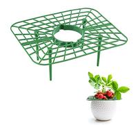 10 Soportes Cuadrados para Fresas, Soporte para Fresas con 4 Patas Resistentes, Soporte Redondo Reutilizable para Plantas de Fresa, Protectores de Bandejas de Frutas de Plástico, Estantes para(#1)