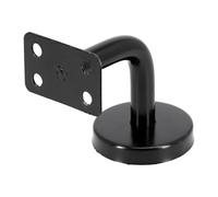 10 soportes de escalera for pasamanos, ajustables, negros, for montaje en pared, con un agarre fuerte Para Interior y Exterior(60x80mm)