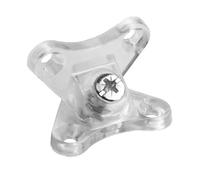 10 soportes de esquina extraíbles pequeños con tornillo código de mariposa, soportes resistentes, fácil instalación, soportes de ángulo recto, accesorios para muebles