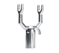 10 soportes de metal para ramas de árbol para uso con árboles frutales y plantas de jardín, diseñados para estabilizar ramas inclinadas con estacas de metal (plateado)