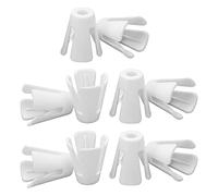 10 soportes de plástico para bobinas de hilo, accesorios de costura, manualidades, remalladoras, decoración de costura para máquinas de coser industriales