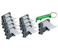 10 soportes de zócalo para apertura de 16 mm, fijación de zócalo, clip de zócalo, soporte para hamburguesas, formato Nolte Wellmann Rotpunkt Holtkamp HÄFELE Cocina