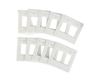 10 soportes deslizantes blancos de 135 soportes de película de inversión para fotografía profesional y presentaciones artísticas, marco deslizante