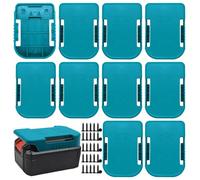 10 soportes para batería compatibles con Makita&Bosch, 14,4 V/18 V