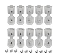 10 soportes resistentes de acero inoxidable en forma de L para ranura de 8 mm, marco de aluminio, conexión en ángulo recto, uso diario, junta de esquina de ranura en T de acero inoxidable