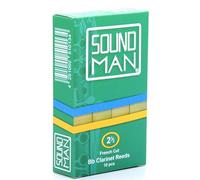 10 Soundman® Cañas de Lengüeta para Clarinete Boehm - Fuerza 2,5