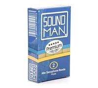 10 Soundman Cañas de Lengüeta para Saxofón Alto (Dureza: 2,0)