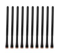 10 Stück flache Augenbrauen-Liner-Pinsel, ultradünner Make-up-Pinsel mit 0,06 mm weichem Haar für präzise Augenbrauenformung und Eyeliner, leichtes, tragbares Design für den