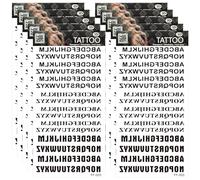 10 Stück temporäre Tattoos, Fake Tattoos, temporäre Tattoos, personalisierte temporäre Tattoos, aufklebbare Tattoos, DIY-Namenstattoos für Erwachsene für Frauen und Männer (Stil 1)