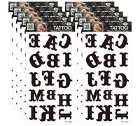 10 Stück temporäre Tattoos, Fake Tattoos, temporäre Tattoos, personalisierte temporäre Tattoos, aufklebbare Tattoos, DIY-Namenstattoos für Erwachsene für Frauen und Männer (Stil 2)