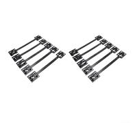 10 sujetadores de retención de umbral de puerta para Opel Astra G para Vectra B Zafira A utilizado en proceso de instalación de tira de umbral de puerta OEM