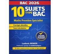 10 Sujets type Bac 2026