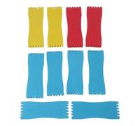 10 tablas de bobina de esponja de goma de espuma para apoyar la preparación de la línea y la preparación del gancho antes de lanzar o recuperar (7 x 18 cm)