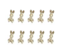 10 tachuelas de metal 3D punk doradas/plateadas, lazos de cinta, remache para diseños artísticos